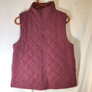 Umgee women’s size small quilted vest maroon
